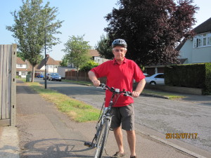 dad on his bike